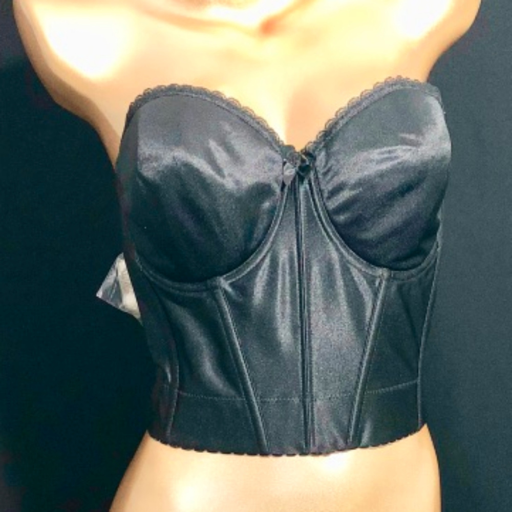 VABIEN LONGLINE CORSET - BLACK